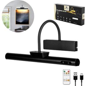 wall lamp rechargeable indoor living room for photo, painting and mirror lighting - painting lamp - rechargeable painting lamp dimmable - rechargeable painting lighting