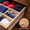 Chunful 4 Pair Rear Drawer Track Socket Back Plates Mounting Brackets Durable Plastic Drawer Track Back Plate Left and Right Close Locker Slides Socket for Repairing Replacing (Milky)