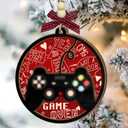 2 x Hobby Christmas Ornaments 2025  Wooden Funny Ornament for Christmas Tree, Unique for Men and Teenage Boys, Festive Hanging Decor for Holiday Celebrations