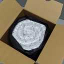 KSIIA Washable Dog Bed Deluxe Plush Dog Crate Beds Comfy Kennel Pad Anti-Slip Pet Sleeping Mat for Large, Jumbo, Medium, Small Dogs Breeds, 35" x 23", Gray (Grey)