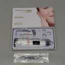 Rechargeable Blackhead Vacuum Pore Cleaner - 5 Attachments & 3 Suction Levels for Deep Facial Cleansing, USB-Powered Blackhead Remover for Women and Men (White)