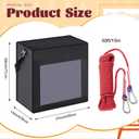 Dansydaisy Fire Evacuation Device Set Dog Pet up to 55 Pounds Fire Emergency Evacuation Bag 50 ft Rope Escape Bag Safe Equipment Compact Survival Kit Rescue for Animal Home Work(28 x 21 x 14 Inches)
