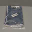 Avigers 12 x 20 Inch Rectangle Blue Silver Gold Abstract Striped Embroidery Cushion Case Luxury Modern Throw Pillow Cover Decorative Pillow for Couch Living Room Bedroom Car (Jha-Navy Blue)