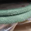 Small Cat Tree, 28" Cat Tower for Window Viewing, Beige and Green