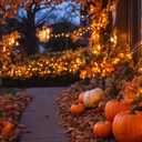 10FT Halloween Orange LED String Lights, 10 Clear Orange Bulbs with Black Wire, Outdoor Waterproof Vintage Christmas Lights for Halloween Christmas Party Roofline Xmas Tree Patio Cafe Decor