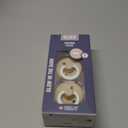 Bibs Pacifiers Color Collection, Set of 2 BPA-Free Latex Pacifiers Made in Europe, Round Nipple Baby Pacifier. (18+ Month (Pack of 2), Vanilla Night)