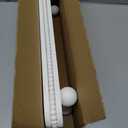 Dwellington Oval Wooden Decorative Tray, Farmhouse Style, Beaded Serving Tray for Living Room, Coffee Table (White)