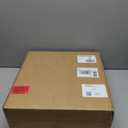 2-Tier 15" Linen Drum Fabric 3 Light Farmhouse Black Semi Flush Mount Light