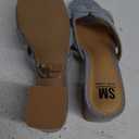 SM New York Women's Shoes Blue , Size 8