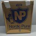 Nordic Pure 20x25x4 (19_1/2 x 24_1/2 x 3_5/8) Pleated MERV 12 Air Filters 2 Pack