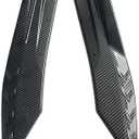 2PCS Universal Rear Diffuser Car Spoiler, Rear Bumper Lip Diffuser Side Skirt Protector Carbon Fiber Side Fender Skirt Spoiler Splitter Exterior Body Trim Kit Anti-Scratch (Carbon Fiber)