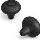 Hickory Hardware 10 Pack Solid Core Kitchen Cabinet Knobs, Luxury Cabinet and Dresser Knobs, Handle Pulls for Doors & Drawers, 1-1/2 Inch, Black Iron, Refined Rustic Collection