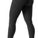 YEOREO Women Activate Workout Hidden Scrunch Leggigns Gym Booty Lifting High Waist Leggings Seamless Yoga Pants (Small, Black)