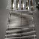 66097 Grill Grates with Grill 66041 66796 Flavorizer Bars Heat Deflectors for Weber Genesis II Grill Parts, E-410, S-410, Genesis II LX E-440, S-440,Porcelain Heat Plate Deflectors