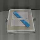 Weekly Clothes Organizer for Kids 6-Shelf Hanging Closet Organizer with Monday Through Friday Compartments & 2 Side Pockets  Space-Saving Clothes Storage for Children Closet Storage (White)