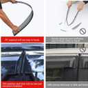 Tape-on Rain Guards Fit Honda Accord 2013-2017 Window Visors Smoke Gray