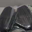 C CUSHION LAB Extra Dense Lumbar Pillow - Patented Ergonomic Multi-Region Firm Back Support for Lower Back Pain Relief - Lumbar Support Cushion with Strap for Office Chair, Car, Sofa, Plane - Black