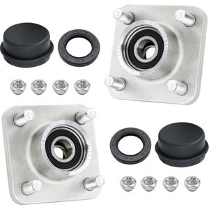Golf Cart Front Wheel Hub Assembly for Yamaha G2/G8/G9/G14/G16/G19/G22/G29 Drive, Replace OEM#JG5-WF511-10-00,JG5-WF511-00