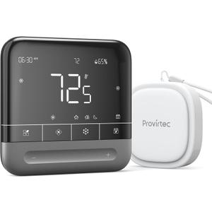 Smart Thermostat for Home with Room Sensor, 7 Days Programmable, Energy Saving WiFi Thermostats for HouseAPP & Touchscreen Control, C Wire Required, 3.95 Inch Large Screen