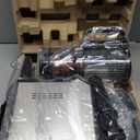 Cold Press Juicer, Wide Feed Chute Juicer Machines, Stainless Steel Slow Masticating Juicers Easy to Clean, Vegetables & Fruits Juice Extractor, High Juice Yield, Gray Knob