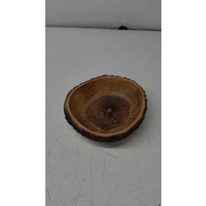Kimona Fruit Bowls Wood Fruit Bowl or Decorative Bowl for Table Dcor for Kitchen Counter or Farmhouse Christmas Centerpiece (10" X 10" X 2.5")