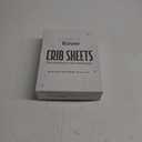 Crib Sheets for Boys 4 Pack, Fitted Baby Crib Sheet Neutral 52" x 28" for Standard Crib and Toddler Bed Mattress, Soft and Breathable Kid Toddler Sheets for Girls Boys, Grey (Gray)