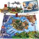 Kaelinda Army Men Action Figures Playset, Army Toys for Boys Age 4-7 6-8 8-12, Toy Soldiers with Military Battle Mat & Accessories, Army Guys Military Toys for Kids 3 4 5 6 7 Year Old Birthday Gift