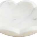 Mud Pie Scallop Marble Dish; 4.5" X 4.5"