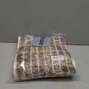 Checkered Area Rugs, Soft Low-Pile Geometric Carpet, Non-Slip Washable Retro Carpet for Bedroom Living Room Kitchen Farmhouse Entryway Hallway Indoor Decor (3' x 5' (Rectangular), Brown)