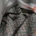 Madison Park Vintage Floral Quilt Set King Size, Reversible Bedding & Lightweight Bedspread Set, Traditional Block Print Coverlets with Ruffled Edge, 3-Piece with 2 Shams, Blue