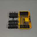DEWALT Screwdriver Bit Set with Tough Case, 45-Piece (DW2166), Grey/Silver Screwdriving Set with Tough Case