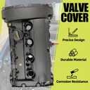 Engine Valve Cover Compatible with 2007-2014 Mini Cooper 2013-2016 Paceman Roadster 1.6L 11127646555 11127561714
