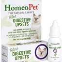 2 Pack HomeoPet Feline Digestive Upsets, Safe and Natural Cat Digestive Support, 15 Milliliters