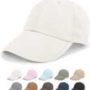 Rosoz Unisex Classic Baseball Cap Vintage UPF 50+ Soft Unstructured Adjustable Foldable Travel Men Women Dad Hat