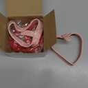 4 Pcs Heart Shaped Egg Ring Molds Silicone Nonstick Fried Egg Pancake Molds for Cooking 4 Inch Red Pink Cooker Rings for Griddle Breakfast Valentine's Day Shaped Kitchen Tools