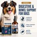 Dog Constipation Relief Made in USA Liquid Stool Softener for Dogs, Fast Acting Dog Laxative for Constipation & Blockage Support, Gentle Digestive Aid