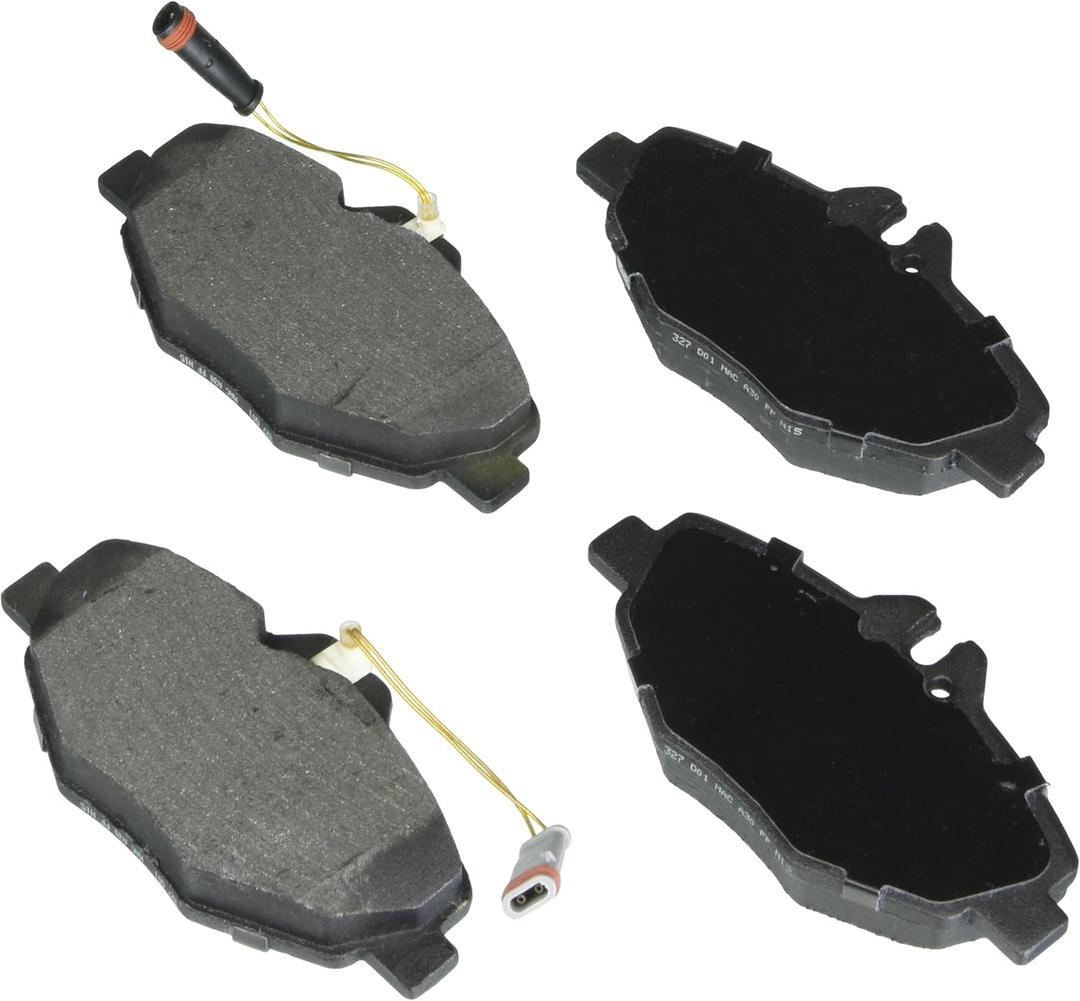 BOSCH BE987H Blue Semi-Metallic Disc Brake Pad Set With Hardware - Compatible With Select Mercedes-Benz E320, E350; FRONT