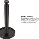 Ivilon Paper Towel Roll Stand - Steady and Easy Tear - Fits All Paper Towel Rolls - Oil Rubbed Bronze
