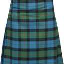 Scottish Men's 8 Yard Tartan Kilt, Highland Wedding Kilt (30, Gunn Ancient)