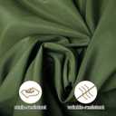 Ascoza 2pack 90 Inch Willow Round Tablecloth in Washable Polyester Fabric for Wedding/Banquet/Restaurant/Parties