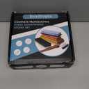 Intelitopia Complete Knife Sharpening Stone Set  Dual Grit Whetstone 400/1000 3000/8000 Knife Sharpener with Leather Strop, Flattening Stone, Bamboo Base, 3 Non-slip Rubber Bases & Angle Guide