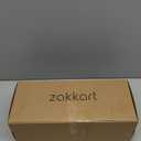 Zakkart SnugCloud Cat Window Perch with 4-Sided Bolster - Orthopedic Cat Hammock for Window Sill - Solid Hardwood & Metal Frame - Window Seat for Pets (Natural Color Wood w/White Bed, Medium) (Medium (22"x15"))