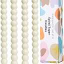 LPUSA Ivory Taper Candles Stick Dripless Tall Taper Candle for Holiday Wedding Party Wax Unscented Dinner Candle Dripless,Christmas Gift H 10 Inch, 4pcs（Ivory-C-New）