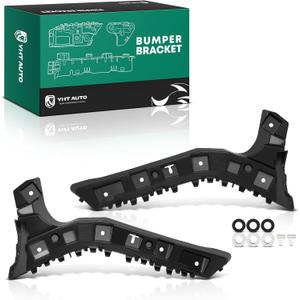 YHTAUTO Rear Side Bumper Bracket for Ford Fusion 2014-2016 | Driver and Passenger Side, Set of 2