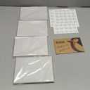 AZAZA 120 Pack Pre-Folded Vellum Jackets For 5x7 Invitations, Luxury Translucent Invitation Sleeves,115GSM vellum jackets 5x7, Wedding Invitation Accessories For Weddings Birthdays Bridal Shower