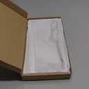 ROYALITA Acrylic Tray Bathroom Tray for Countertop, Guest Towel Holder Tray for Napkin Perfume Jewelry Makeup, Vanity Trays for Soap Dispenser, Aromatherapy, Cup & Candle, White