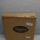 GENMOUS Woven Placemats Set of 12, 13" Round Placemats Natural Water Hyacinth Boho Placemats,Farmhouse Rattan Chargers for Dinner Plates,Rustic Braided Wicker Table Mats for Dining Table,Home,Wedding