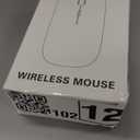 Wireless Mouse Jiggler - Bluetooth Rechargeable Computer Mouse with Undetectable Jiggler Mice Mover, Silent Click Slim Optical USB C Mouse for iPad Pro MacBook Air/Pro Mac Laptop PC - Rose Pink