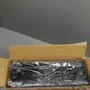 SNTD Dish Drying Rack - Extendable Dish Rack, Large Sink Drying Dish Drainer for Kitchen Counter, Stainless Steel Dish Strainer with Utensil Holder (Black)