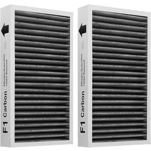 F1 Filter Allergen Reduction+Odor Removal, Replacement Filter Compatible with Filtrete C01 T02 Room Air Purifier FAP-C01-F1 and FAP-T02-F1,2 Pack
